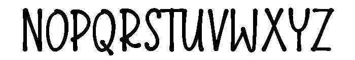 Hand Notes Font UPPERCASE