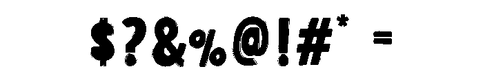 Hand Print Autism Font OTHER CHARS
