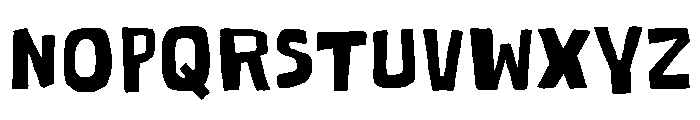 Hand Refzea Font UPPERCASE