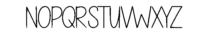 Hand Tulis Letter Gedrik Reg Font UPPERCASE