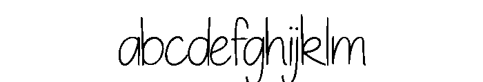 Hand Tulis Letter Gedrik Reg FONT