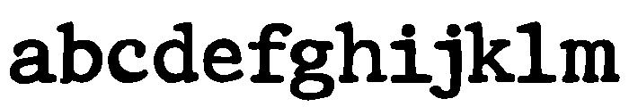 Hand Typewriter FONT