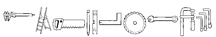 Hand tools Font OTHER CHARS