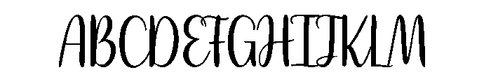 HandCocokLetter-Regular Font UPPERCASE