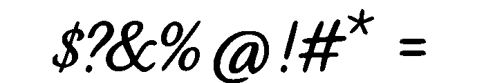 HandCukupLetterSudah-Regular Font OTHER CHARS