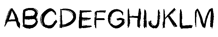 HandDraw Beta Regular Font UPPERCASE