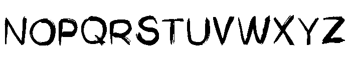 HandDraw Beta Regular Font UPPERCASE