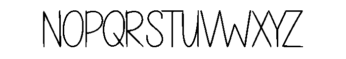 HandTulisLetterGedrik-Regular Font UPPERCASE