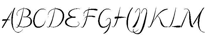 HandWriting Form Font UPPERCASE