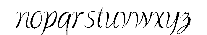 HandWriting Form Font LOWERCASE