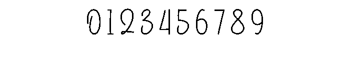 Handcrafting1 Font OTHER CHARS