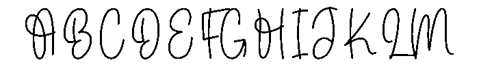 Handcrafting1 Font UPPERCASE