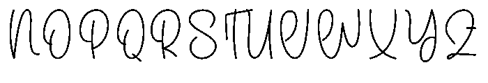 Handcrafting1 Font UPPERCASE