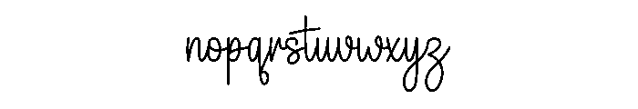 Handcrafting1 Font LOWERCASE