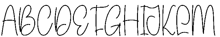 Handcrafting Font UPPERCASE