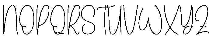 Handcrafting Font UPPERCASE