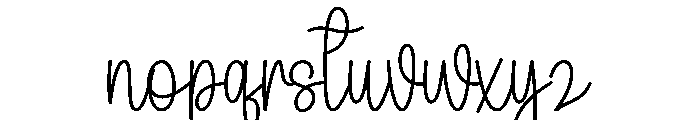 Handcrafting Font LOWERCASE