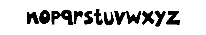 Handcut Groove Font LOWERCASE