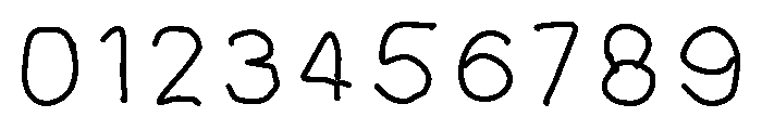 Handfen Ayana Regular Font OTHER CHARS