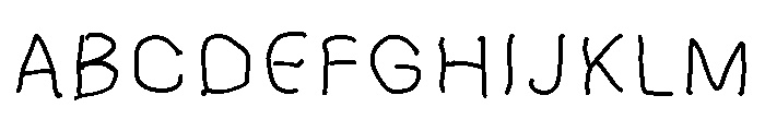 Handfen Ayana Regular Font UPPERCASE