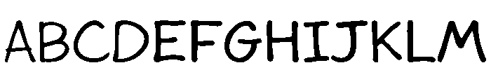 Handfree Sunday Font UPPERCASE