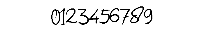 Handies Regular Font OTHER CHARS