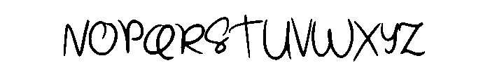 Handies Regular Font UPPERCASE