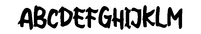 Handivo Font UPPERCASE