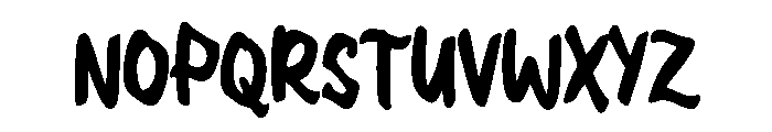 Handivo Font UPPERCASE