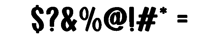 Handmade Alphabet Font OTHER CHARS