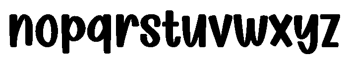 Handmade Alphabet Font LOWERCASE