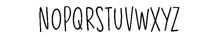 Handmade Biscuit Regular Font UPPERCASE