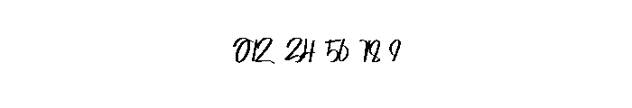 Handmade Casting Font OTHER CHARS