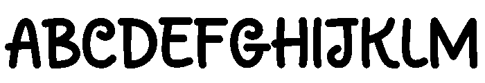 Handmade Christmas Regular Font UPPERCASE