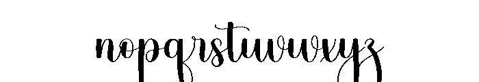 Handmade Creation Font LOWERCASE