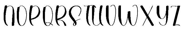 Handmade Grandma Font UPPERCASE