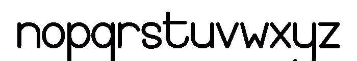 Handmade Headline Font LOWERCASE