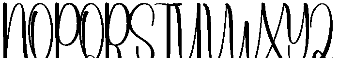 Handmade January Font UPPERCASE