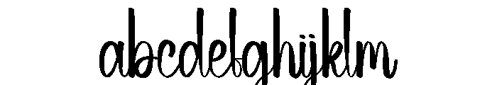 Handmade January FONT