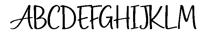 Handmade Joy Font UPPERCASE