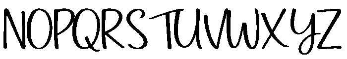Handmade Joy Font UPPERCASE