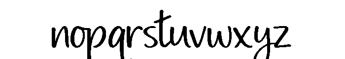 Handmade Joy Font LOWERCASE