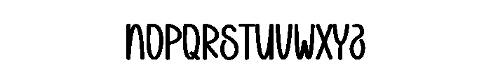 Handmade Minimalis Font LOWERCASE