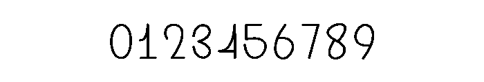 Handmade Notebook Font OTHER CHARS