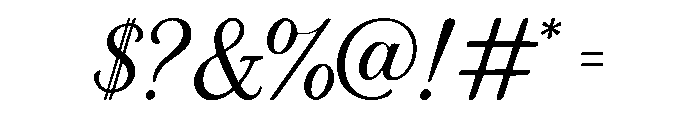 Handmade Velvet Font OTHER CHARS