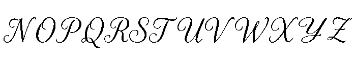 Handmade Velvet Font UPPERCASE