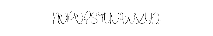 Handmade Wedding Font UPPERCASE
