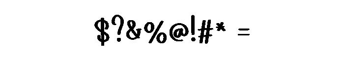 Handmade2 Font OTHER CHARS