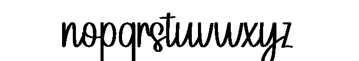 Handmade2 Font LOWERCASE