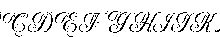 HandmadeCalligraphy Font UPPERCASE